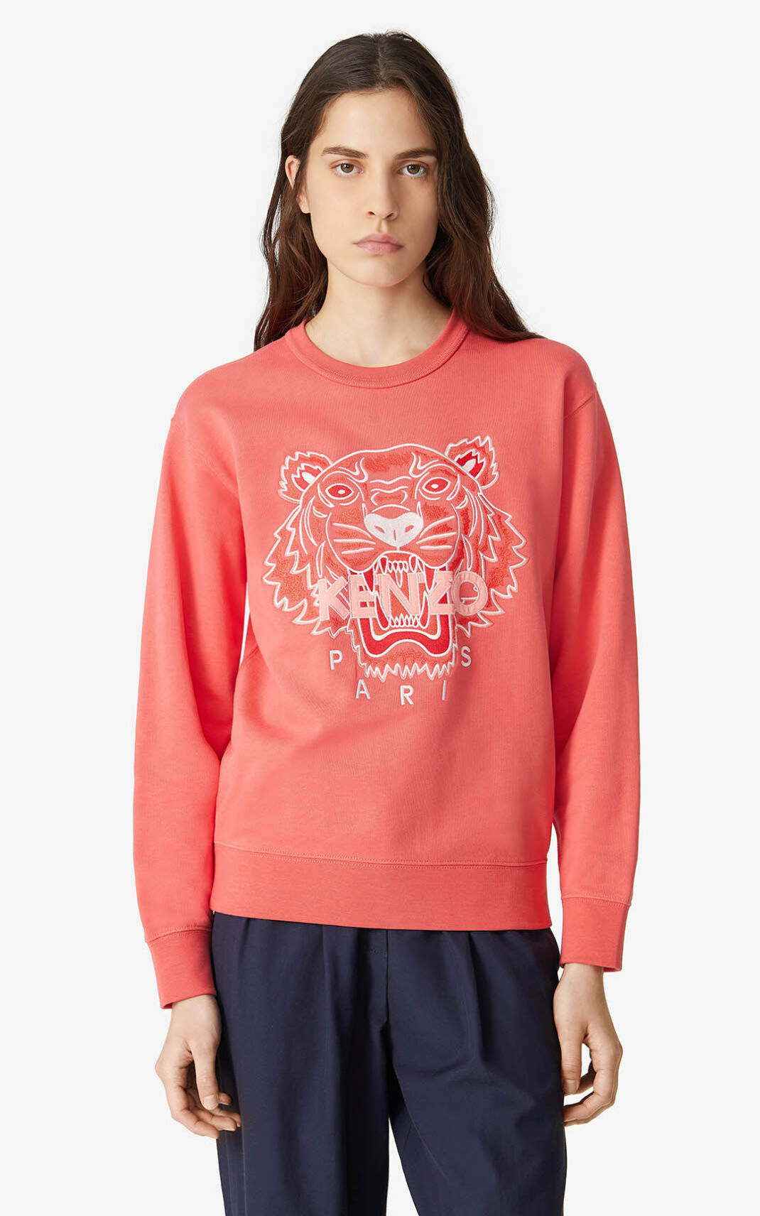 Kenzo Tiger Sweatshirt Red For Womens 5618PNGZT